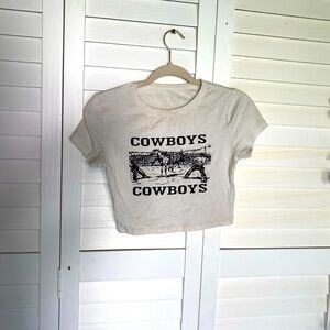 Vintage cowboy mini tee